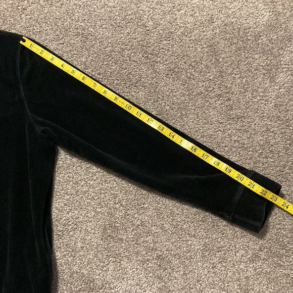 Koret Sport Black Velour Vintage Full Zip Jacket M - Picture 16 of 16